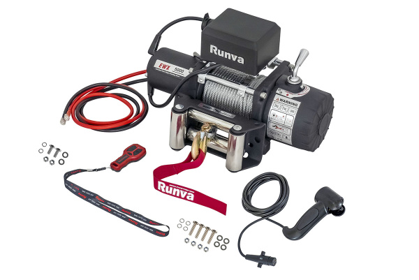 Лебёдка электрическая 12V Runva 5000  lbs 2268 кг