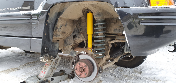 Амортизатор РИФ передний Jeep Grand Cherokee ZJ лифт 0- 30 мм