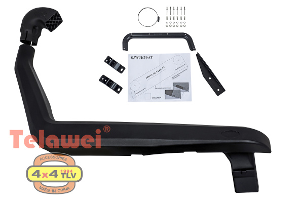 Шноркель Telawei для Jeep Wrangler JK 2007+ 2.8TD, 3.8V6, 3.6V6