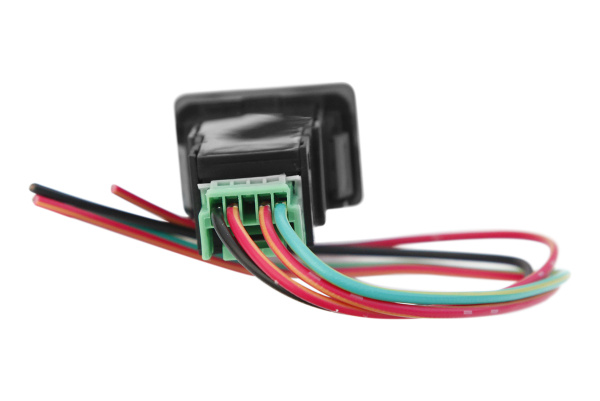 Кнопка ВКЛ/ВЫКЛ, белый, TOYOTA 32x22 (под гравировку)