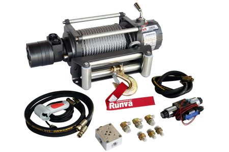 Лебёдка гидравлическая Runva 12000 lbs 5700 кг Лебёдка гидравлическая Runva 12000 lbs 5700 кг