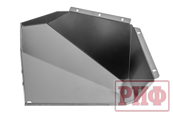 Бампер РИФ силовой передний Mitsubishi Pajero Sport 2015-2020 под доп. фары, с защитной дугой и защитой бачка омывателя (фары в комплект не входят)