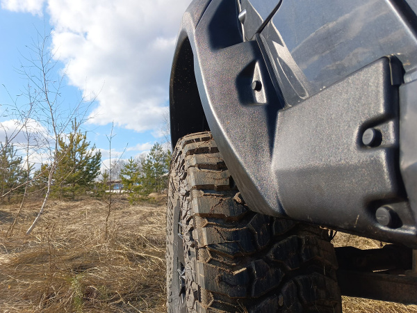 Расширители колёсных арок УАЗ Пикап NEW (без накладок на бампер) рестайлинг