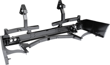 Бампер РИФ силовой задний Toyota Land Cruiser 105 с квадратом под фаркоп, 2-мя калитками, фонарями, подсветкой номера