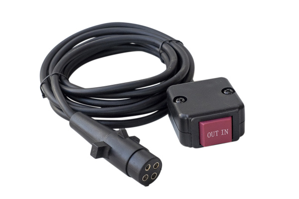 Лебёдка электрическая 12V Runva 4500 lbs 2041 кг (синтетический трос)