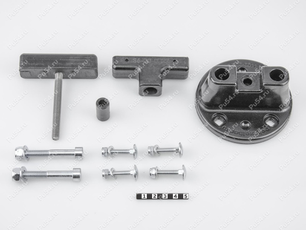 Крепление для экспедиционной канистры Т-зажим Универсальное , нержавеющие метизы