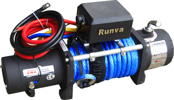 Лебёдка электрическая 12V Runva 10000 lbs 4500 кг (кевлар) Лебёдка электрическая 12V Runva 10000 lbs 4500 кг (кевлар)