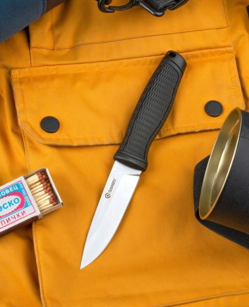 5 Нож складной GANZO G806, длина клинка 98 мм, черный 5 Нож складной GANZO G806, длина клинка 98 мм, черный