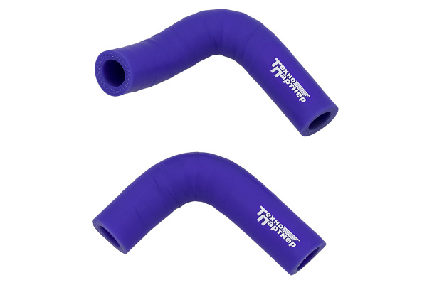 Патрубки печки ВАЗ 21214 Нива (к-т 2 шт) силикон армированный