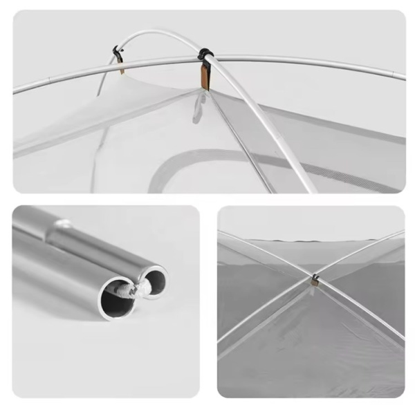 2 Палатка Naturehike Cloud-Creek, 3-местная, белая