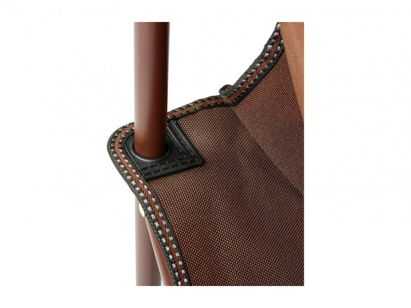 Кресло NISUS складное (коричневый) 140 кг.