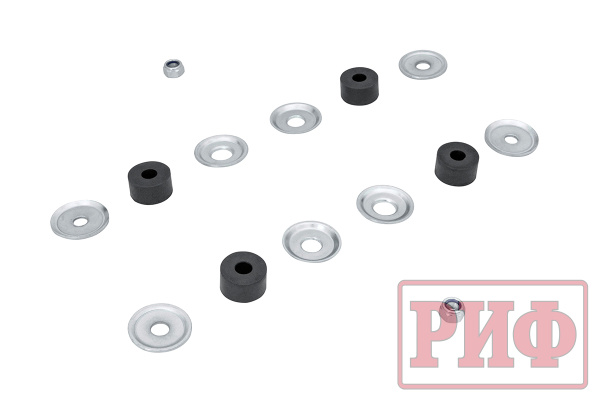 Амортизатор усиленный РИФ передний газовыйToyota Land Cruiser Prado 90/95, 4runner 1996-2002, штатный и лифт 0-45 мм