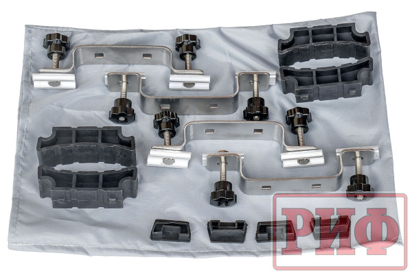 Палатка на крышу автомобиля РИФ Hard RT03-165W, корпус черный, тент серый