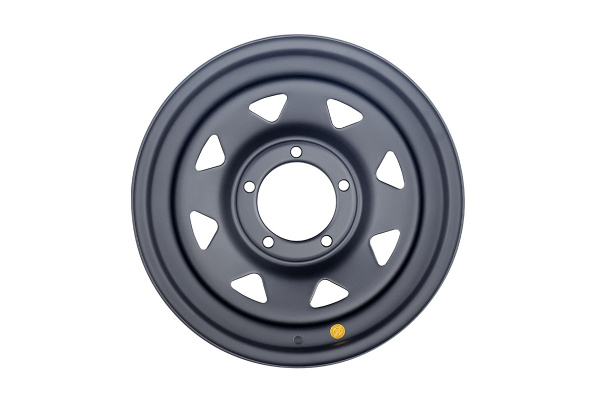 Диск усиленный УАЗ стальной черный (матовый) 5x139,7 7xR16 d110 ET0 (треуг. мелкий)