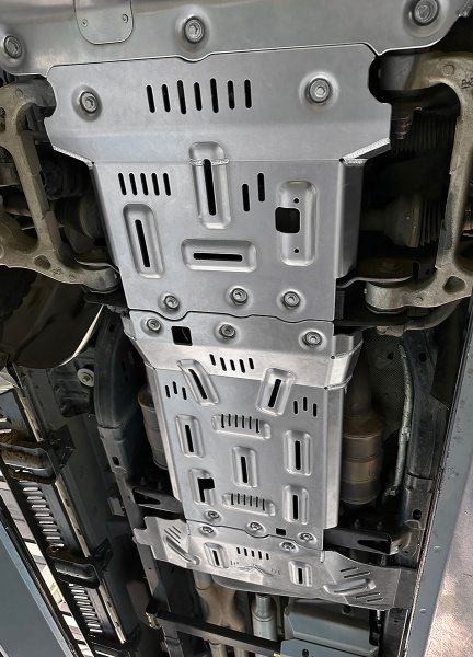Защита Falcon радиатора, картера, РК, КПП для RAM (Dodge) 1500 TRX 6.2T бензин, алюминий 8 мм
