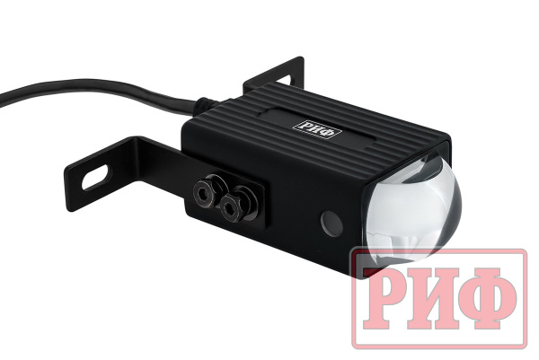 Светодиодные фары рабочего света РИФ в решетку радиатора 62,7x33x12 мм, 22W, белый свет (2 шт.)