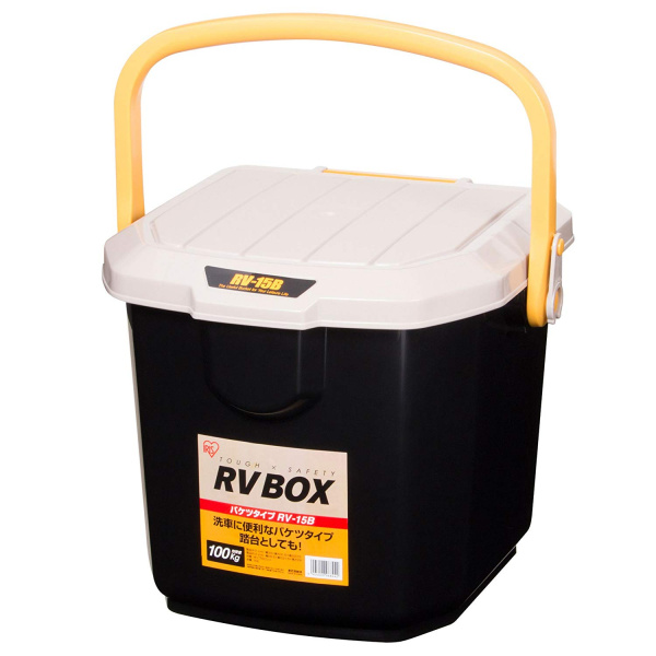 Ящик экспедиционный IRIS RV BOX Bucket 15B, 15 литров 34x32x28 см., бежевый/черный Ящик экспедиционный IRIS RV BOX Bucket 15B, 15 литров 34x32x28 см., бежевый/черный