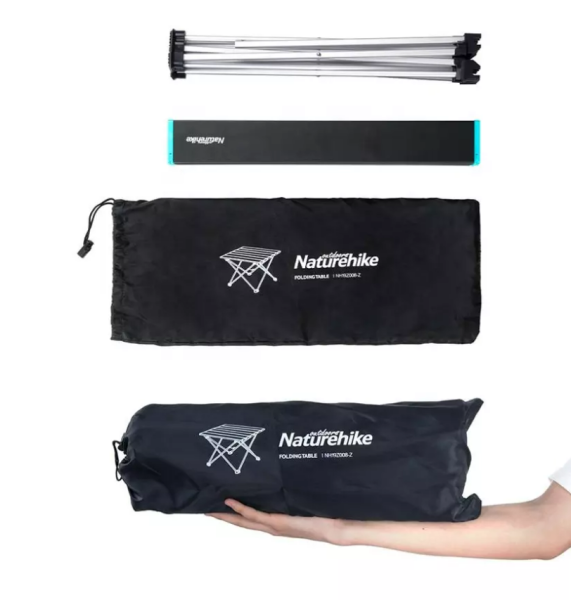 Стол туристический Naturehike складной, 68х46х40,5 см, чёрный
