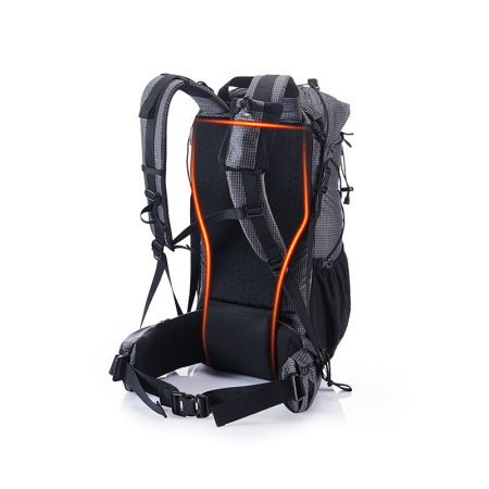 Рюкзак туристический Naturehike 60+5 л, Dyneema, черный
