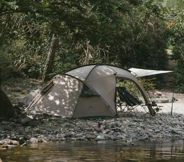 2 Палатка Naturehike SHAN DI, 2-местная, коричневая