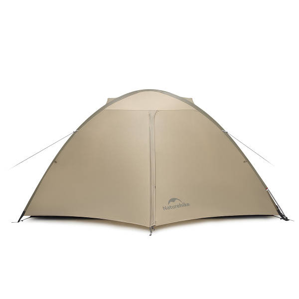 Палатка Naturehike Jiling PRO 2-местная, алюминиевый каркас, сверхлегкая, светло-коричневая