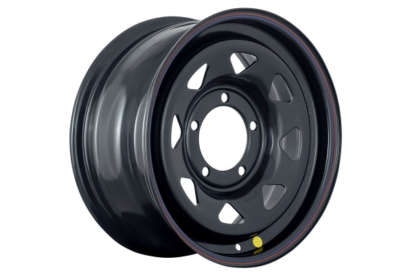 Диск усиленный УАЗ стальной черный 5x139,7 8xR16 d110 ET+20 (треуг. мелкий)