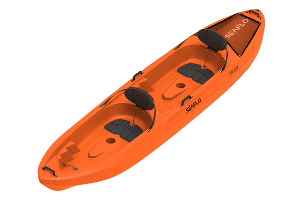 Каяк SEAFLO Lake Cruiser тандем 11.7 (359,2 см), тип Sit-On-Top, оранжевый (уценка)