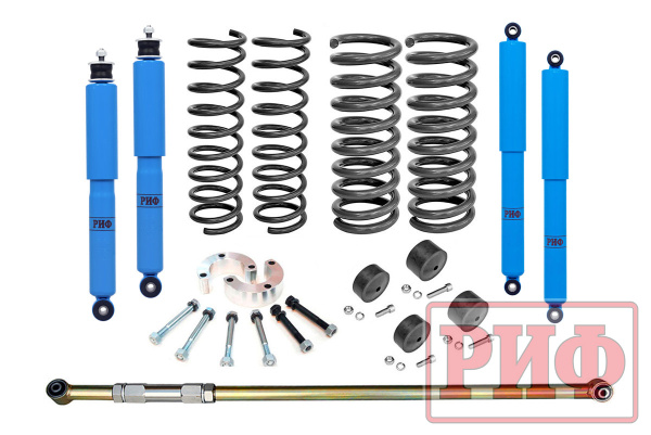 Лифт-комплект РИФ арктический R-AIR ВАЗ Нива 21214М лифт 50 мм +50-100 кг