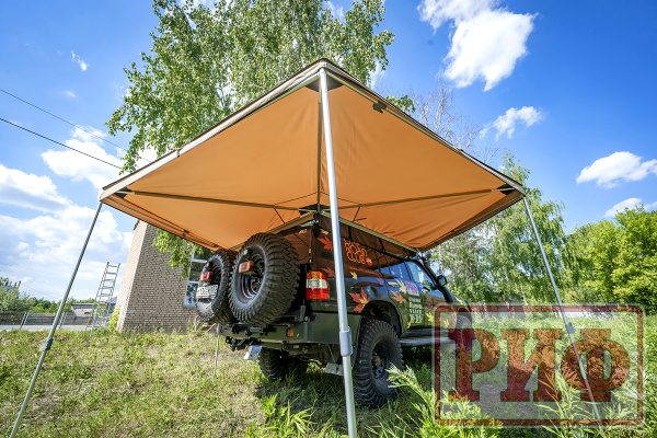 Маркиза автомобильная РИФ веерная 2,5х2,0 м (правая)