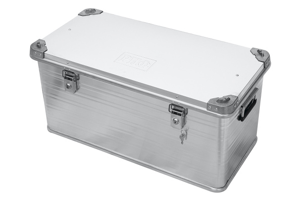 Ящик алюминиевый РИФ с замком 782х385х379 мм (ДхШхВ)