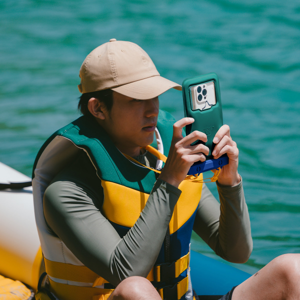 Гермочехол Naturehike плоский для телефона 23х13,5 см., зеленый