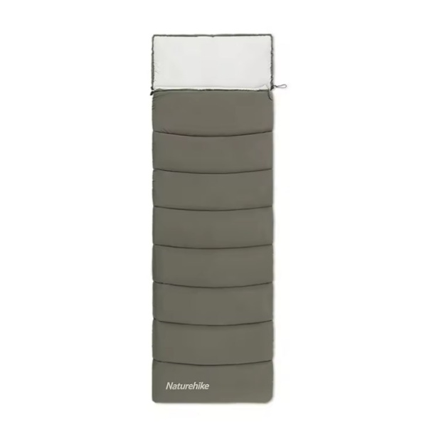 Мешок спальный Naturehike Lingdong, 225х75см, (ТК: +12C), (правый), зеленый