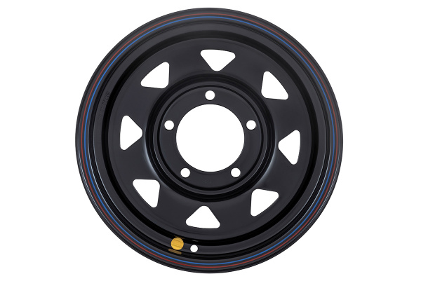 Диск усиленный УАЗ стальной черный 5x139,7 7xR15 d110 ET+25 (треуг. мелкий)