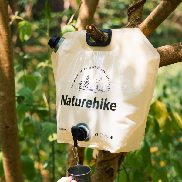 Канистра Naturehike Ling Wo для воды, 10 л., мягкая, желтая