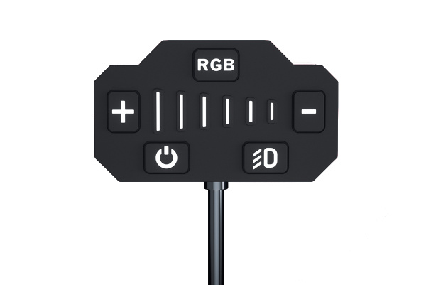 Светодиодная фара комбинированного света AURORA 762 мм 372W LED с RGB подсветкой