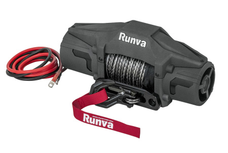 Лебёдка автомобильная электрическая 12V Runva EWV6000FSR 2722 кг (синтетический трос)
