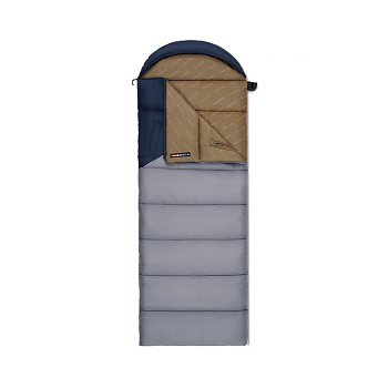 Мешок спальный Naturehike Sunny Day PL02 U250, (190+30)х80 см, (левый) (ТК: +8C), серо-голубой
