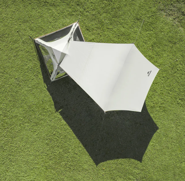 Палатка Naturehike Ango 3-местная, быстросборная, коричневая