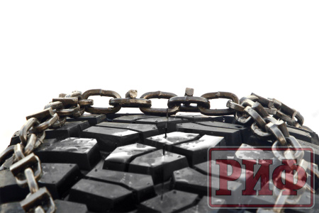 Цепи противоскольжения РИФ Фронтальный погрузчик "соты" 21 мм, 11.20x20 (к-т 2 шт.)