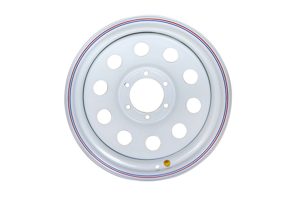 Диск усиленный Тойота Ниссан стальной белый 6x139,7 8xR17 d110 ET-25