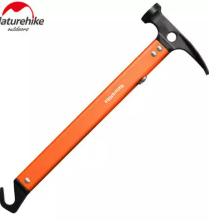 Молоток туристический Naturehike, ручной оранжевый Молоток туристический Naturehike, ручной оранжевый