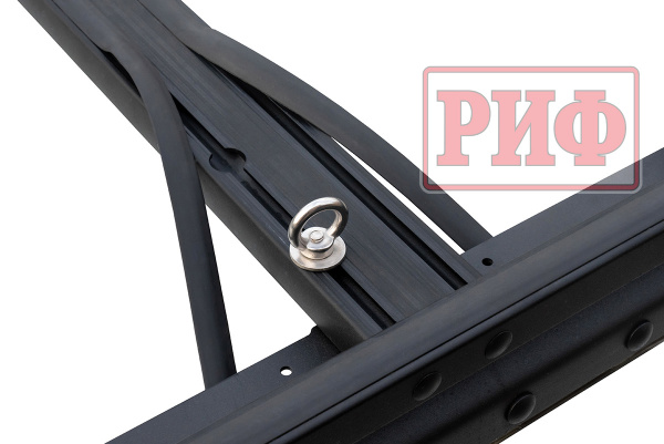 Багажник экспедиционный (платформа) алюминиевый РИФ 1250x1420 мм для Changan Hunter Plus (с крепежом)