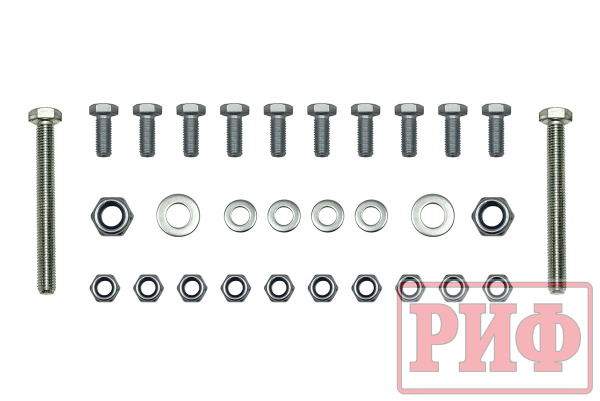 Комплект дополнительных пружин РИФ с кронштейнами для задней оси на УАЗ Патриот 2019+ (двухлистовая рессора)