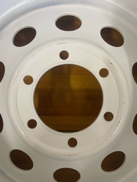 1 Диск усиленный Тойота Ниссан стальной белый 6x139,7 8xR17 d110 ET-0 (уценка)