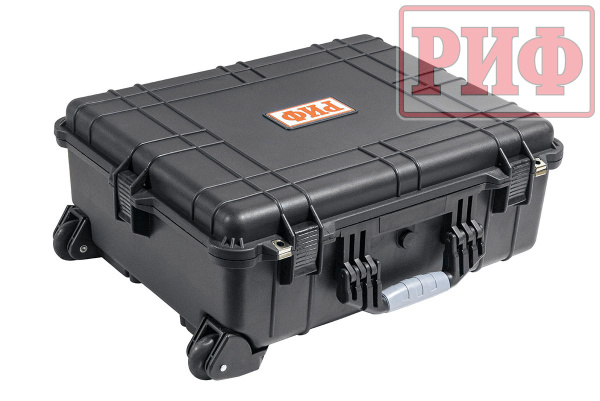Кейс защитный ударопрочный РИФ 616х493х220 мм на колесах с телескопической ручкой