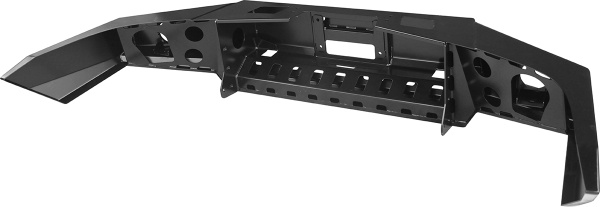 Бампер РИФ силовой передний для ГАЗ Соболь с доп. фарами лифт 50 мм