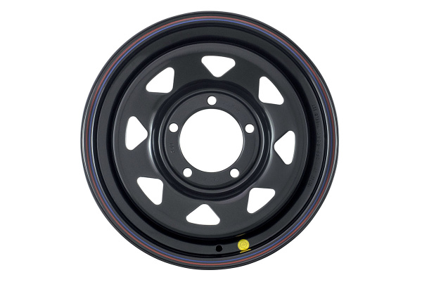 Диск усиленный УАЗ стальной черный 5x139,7 7xR16 d110 ET+30 (треуг. мелкий)