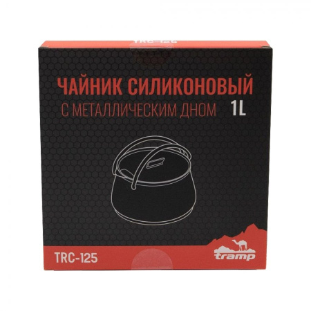 Чайник Tramp складной силиконовый 1 л (оливковый)