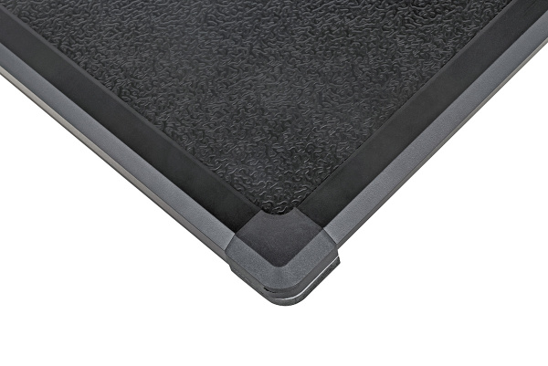 Крышка кузова РИФ для Dodge Ram 2019, трёхсекционная 2000х1813/1740 мм, алюминиевая, черная (6,5 ft)