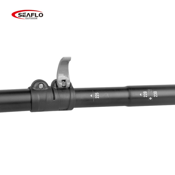 Весло SEAFLO для каяка (байдарки, пакрафта) телескопическое 220-230 см, оранжевое, двустороннее